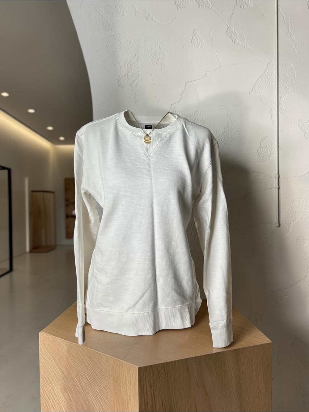 dip White Crewneck Sweatshirt